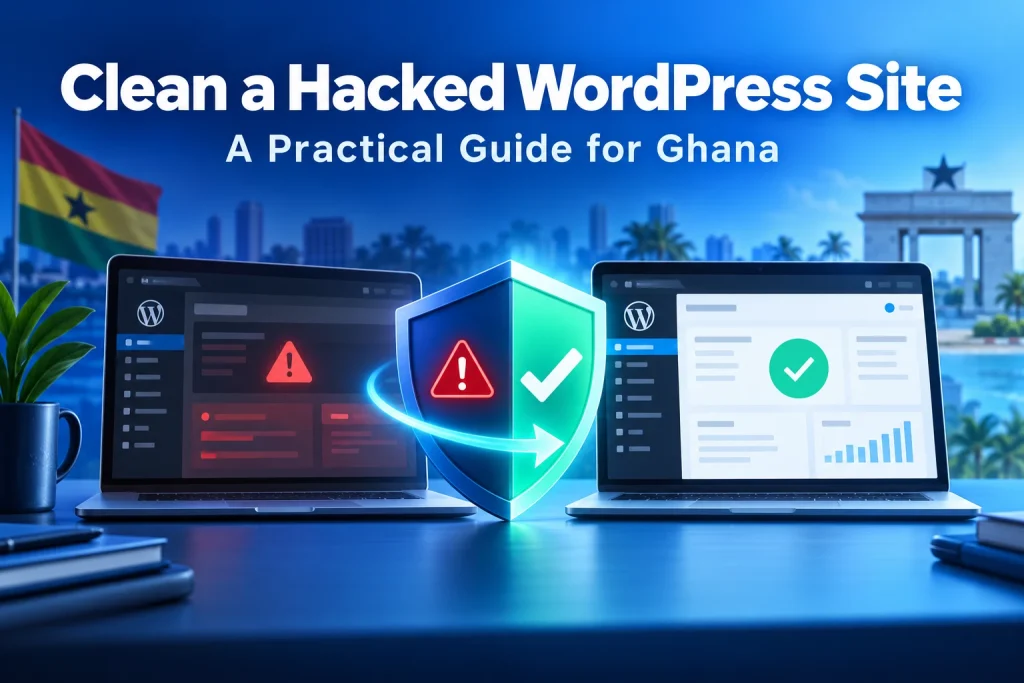 How to clean a hacked WordPress site in Ghana and restore website security