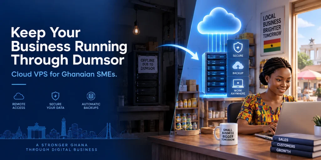 Cloud VPS helps Ghanaian SMEs keep business applications running through dumsor