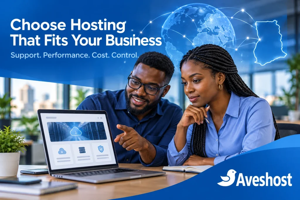 Ghanaian vs international web hosting comparison for business owners