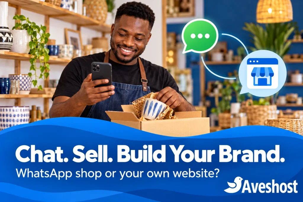 WhatsApp shop vs your own website for Ghanaian sellers